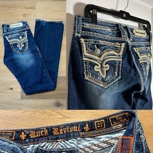 Tall!! Size 27/size 4 women’s Rock Revival bootcut jeans